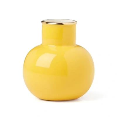 Image of Kate Spade New York Yellow Make It Pop Small Vase, 0.68