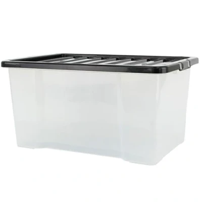 Image of Guaranteed4less Large Plastic 50L Storage Container Box Drawer Lid Home Wardrobe Shoes Kids Toys (1)