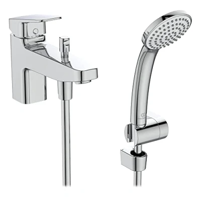 Image of Ideal Standard Ceraplan Single Lever Bath Shower Mixer with Set Chrome