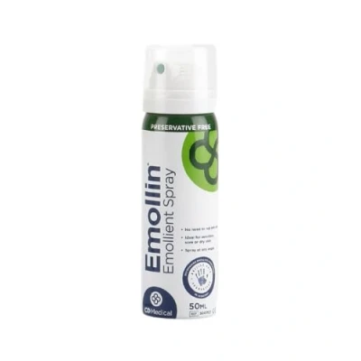 Image of Emollin Emollient Spray 50ml Travel Size