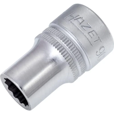 Image of 46805900000, 530058, ASE46805900000, VAG530058 Socket HAZET 900Z 11 DIN 3124, ISO 2725 1 Chrome Vanadium Steel Knurled