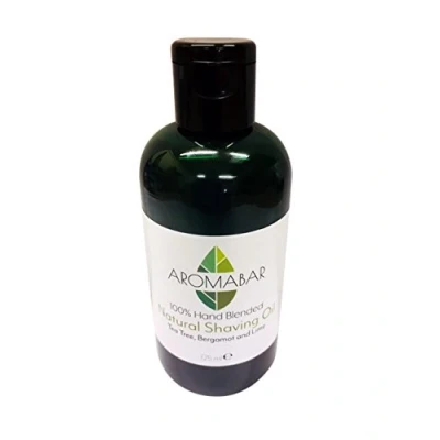 Image of Natural Shaving Oil with Tea Tree Bergamot &amp; Lime 125ml