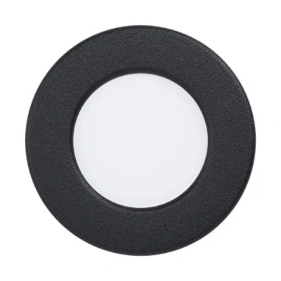 Image of Eglo Lighting Fueva Led Recessed Downlight Black IP44 EG99213