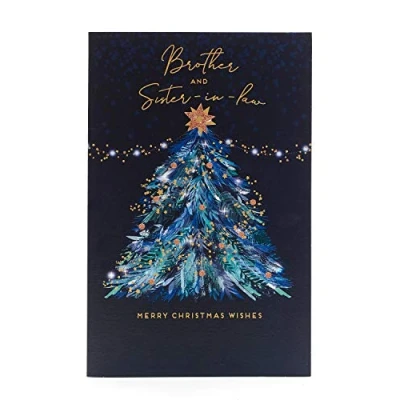 Image of Brother &amp; Sister In Law Traditional Christmas Greeting Card Special Xmas Cards