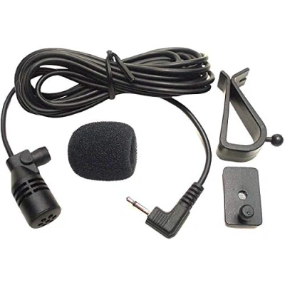 Image of AVH W4500NEX Microphone Mic 2.5mm Compatible for Pioneer DMH 1500NEX,MVH1400NEX,AVH 1400NEX,AVH 2400NEX,AVH 2500NEX,AVH W4500NEX,AVH W4400NEX,AVH 220EX,MVH 300EX in Dash DVD/CD Car Stereo Receiver