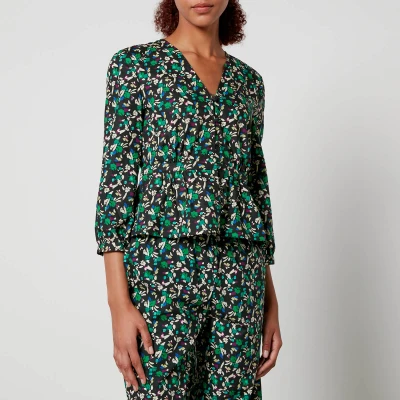 Image of Baum und Pferdgarten Mayzie Floral Print Organic Cotton Top EU 38/UK 10