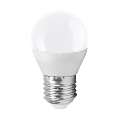 Image of EGLO LED light bulb, E27 lamp, 5 watt (equivalent to 40 watt), 470 lumens, warm white glow, 3000 Kelvin, spotlight G45, Ø 1.9 inches