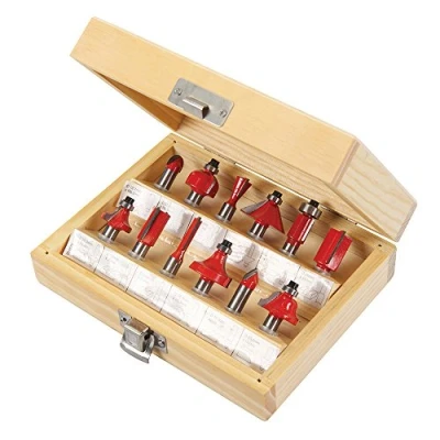 Image of Silverline 8mm TCT Router Bit Set 12pce