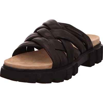 Image of bugatti Women&#039;s Mary Flat Sandal, Schwarz, 4 UK