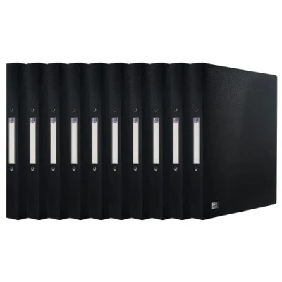 Image of Oxford 10 x A4 Ring Binder 2 cm Spine Rings Black