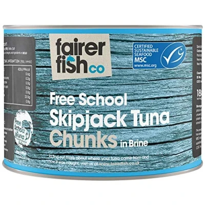 Image of Fairer Fish MSC Skipjack Tuna Chunks in Brine 6x1880g
