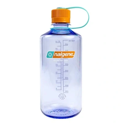 Image of Nalgene Sustain Tritan BPA Free Water Bottle Made with Material Derived from 50% Plastic Waste, 32 OZ, Narrow Mouth, Amethyst