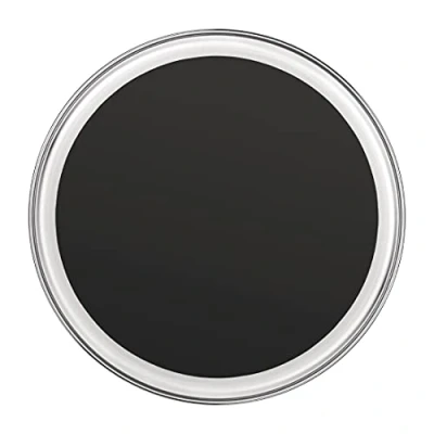 Image of Olympia Black Non Slip Centre Serving Tray Stainless Steel 355mm 14&quot; Restaurant