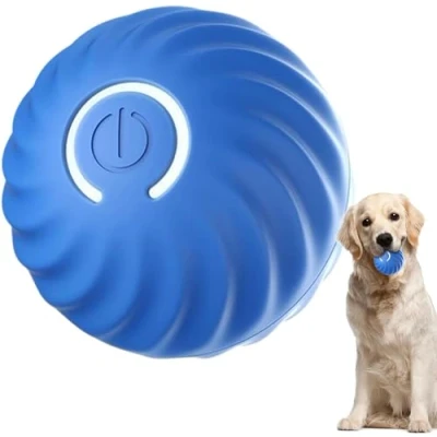 Image of Dog Toy Ball Rechargeable USB Balls Rolling with LED Flash Light Lights Interactive Toys Automatic for Lovers