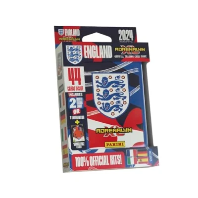 Image of Panini England Adrenalyn XL 2024 Official Tournament Edition Trading Cards Pocket Tin, Mixed