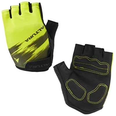 Image of Altura Airstream Kids Cycling Mitts Yellow, 7 9 Years