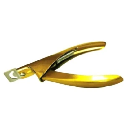 Image of Nail Clippers Tip Cutters for Acrylic False Fake Gel Artificial Nails Rustproof Sharp Professional Manicure Pedicure Trimmer Care Tools (Gold)