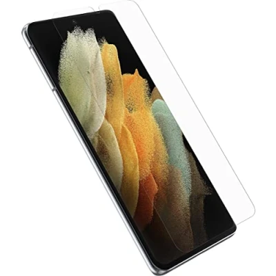 Image of OtterBox Symmetry Clear Case for Samsung Galaxy S21 Ultra 5G, Shockproof, Drop proof, Protective Thin Case, 3x Tested to Military Standard, Antimicrobial Protection, Stardust