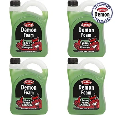 Image of CarPlan Demon Snow Foam Shampoo, 2 Litre Refill (Pack of 4)