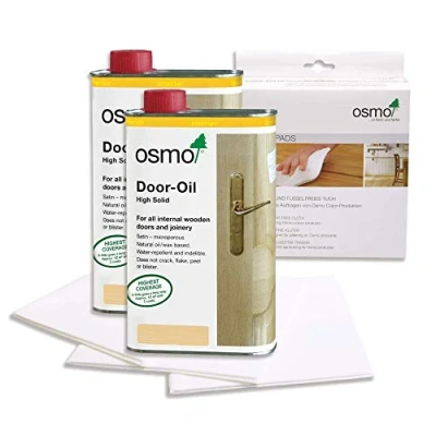 Image of Deal Pack 2 x 1L Osmo Door Oil Including (Box of 10) Easy Pads… (3060)