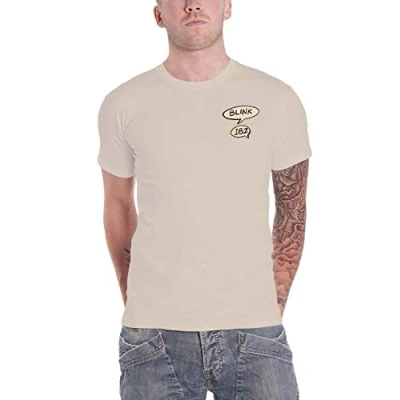 Image of Blink 182 T Shirt Roger Rabbit Band Logo Official Mens Natural L