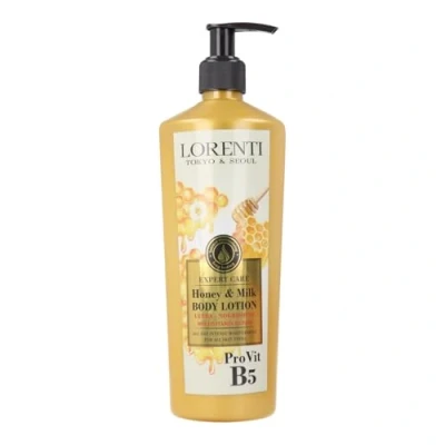 Image of Lorenti Body Cream Lotion Honey &amp; Milk Ultra Nourishing Multi Vitamin Repair 400ml