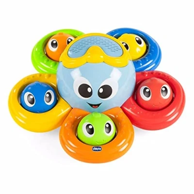 Image of Chicco 00010037000000 Gioco Bagno Billy il Polpo Bath Toy, Multi Coloured