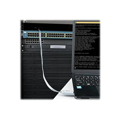 Image of TrippLite by Eaton USB A to RJ45 Serial Rollover Cable (M/M) Cisco Compatible, 250 Kbps, 6 ft. (1.83 m), Gray