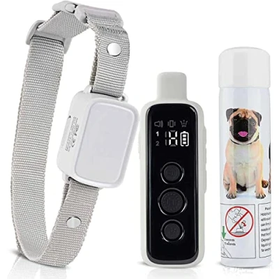 Image of Calmshops Citronella Dog Collar with Remote, 3 Modes Spray/Vibration/Beep Training Collar, Humane Bark Spray Levels, Rechargeable Safe
