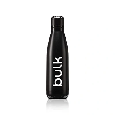 Image of Bulk Insulated Stainless Steel Water Bottle, Jet Black, 500 ml