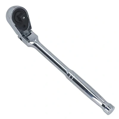 Image of AB Tools 1/2 Drive Flexi Flexible Head Ratchet Straight Handle 72 Teeth Quick Release