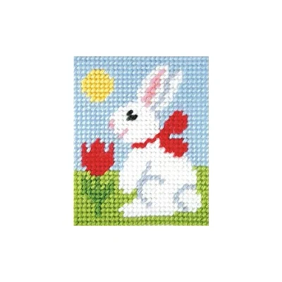 Image of Orchidea ORC.9703 Easter Bunny Beginner Tapestry Mini Kit 17x20½cm