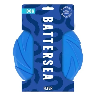 Image of Rosewood Battersea Foam Flyer, Frisbee Dog Toy, 23.5cm x 23.5cm,Blue