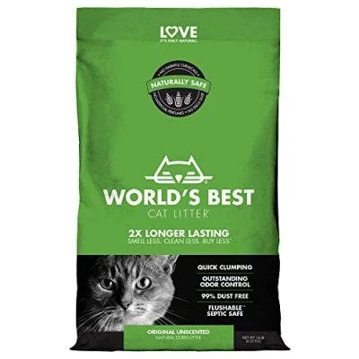 Image of World&#039;s Best Cat Litter 14lb (6.35kg) Original Unscented