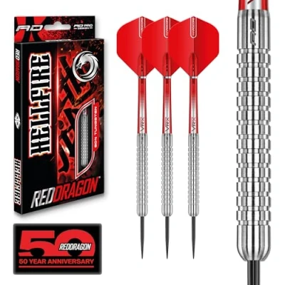 Image of RED DRAGON Hell Fire A: 22g Tungsten Darts Set with Flights and Stems