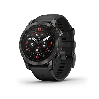 Image of Garmin epix Pro (Gen 2) Sapphire Edition, 47mm, High Performance Smartwatch, Advanced Training Technology, Built in Flashlight, Black
