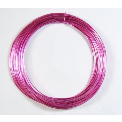 Image of celloexpress Aluminium Craft Wire 0.8mm x 20m (Diameter Length) HOT PINK