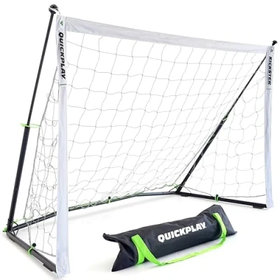Image of QUICKPLAY Kickster Elite Football Goal 5x3&#039; Ultra Portable Indoor &amp; Outdoor Goals with Weighted Base [Single Goal]