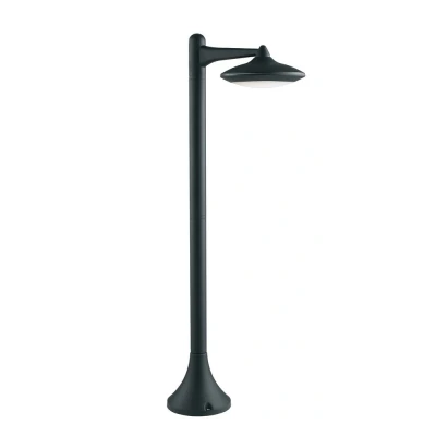 Image of ALYSON Outdoor 91cm LED Bollard Black, IP44 800lm 4000K 91x28cm