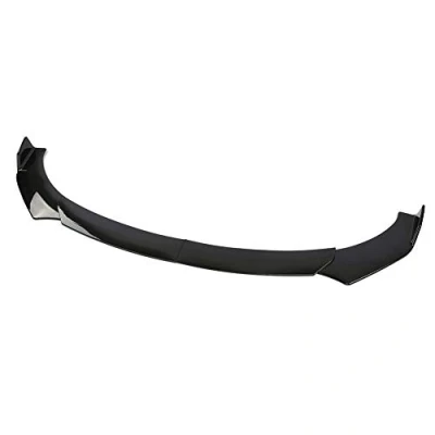 Image of Front Bumper Lip, Qiilu Spoiler, 4pcs Car Lip Splitter Body Shovels Guard Universal Auto Modified Accessory