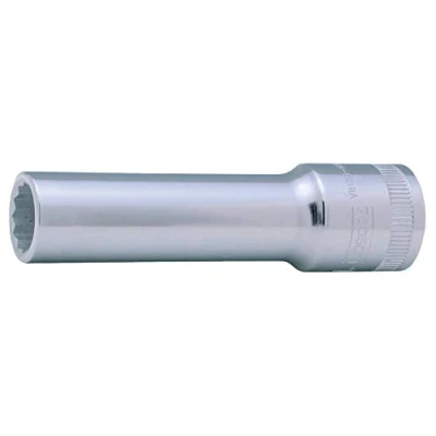 Image of Bahco 7805DM 24 Bi Hex Deep Length Socket, Silver, 1/2 Inch, mm