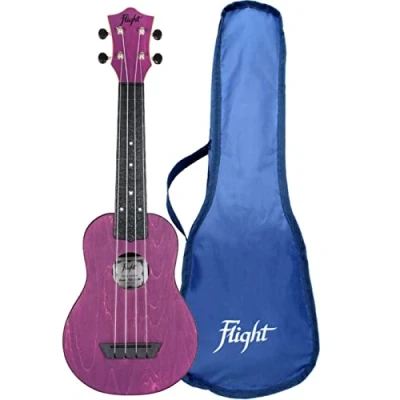 Image of Flight Ukeleles TUS35 ABS Soprano Travel Ukulele Purple