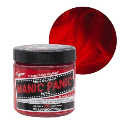 Image of Manic Panic High Voltage Classic Cream Formula, Pillarbox Red, 0.118 kg