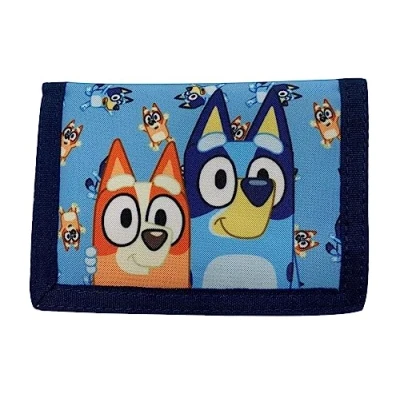 Image of Bluey Kids Wallet with Zipped Coin Compartment &amp; Card and Note Slots