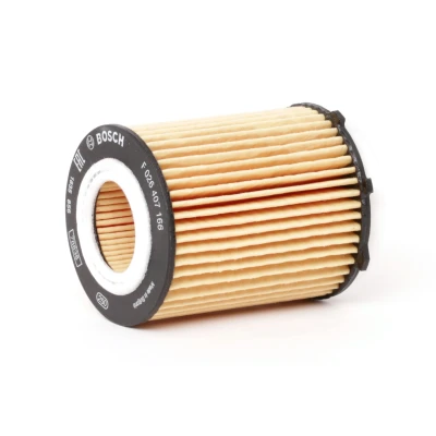 Image of 2701800009, 2701800109, 2701840025, 2701840125, A2701800009 Oil Filter BOSCH F 026 407 166 with gaskets/seals Insert