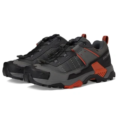 Image of Salomon X Ultra 5 GTX Hiking shoes, Men&#039;s, Size: 8, Asphalt/castlerock/burnt ochre Synthetics/textile