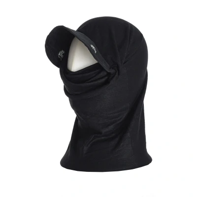 Image of Buff Tubular with multifunctional seamless visor 113500 unisex Black One Size