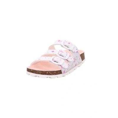 Image of Superfit Girl&#039;s Fussbettpantoffel Mule, White 1130, 8 UK Child