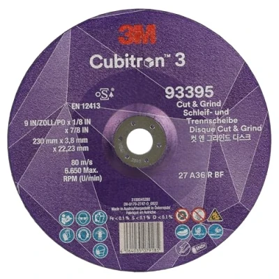 Image of 3M Cut &amp; Grind Disc 93395 36+T27230mmX3.8mmX22.23mm