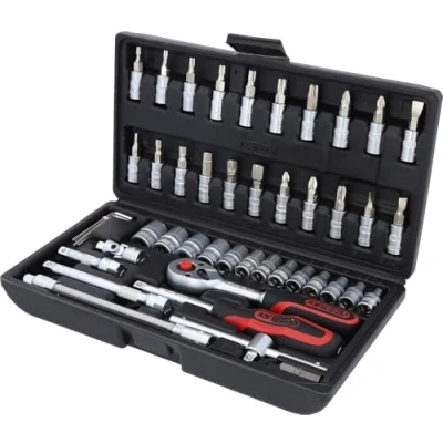 Image of KS Tools 911.0646 1/4&quot; Socket set, 46 pcs
